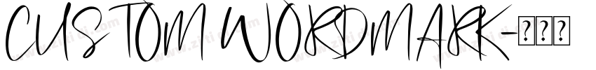 CUSTOM WORDMARK字体转换